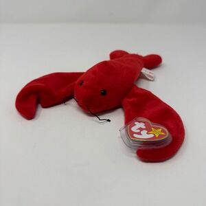 NWT 1993 The Beanie Baby Babies Collection Pinchers Red Lobster Retired